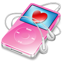 iPod Video Pink Favorite Icon 128x128 png